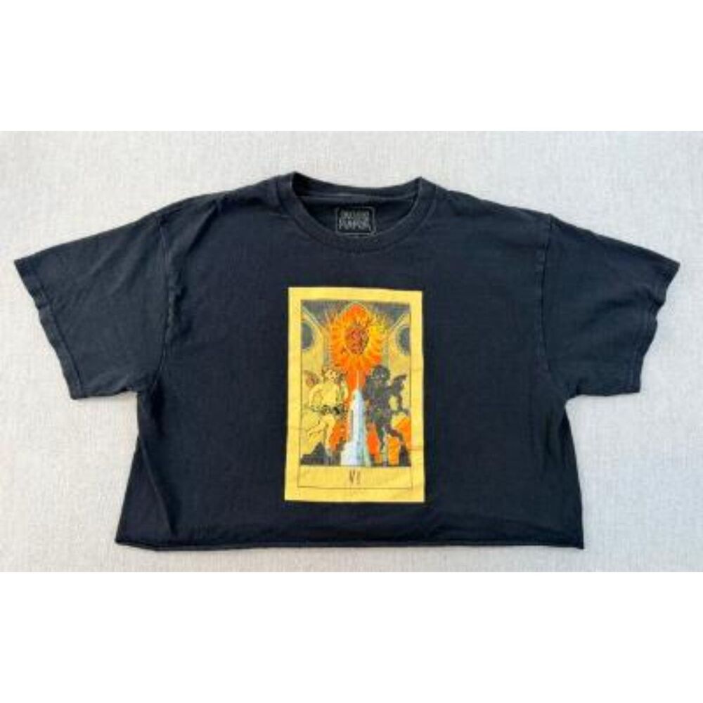 Smashing Pumpkins Crop Spirits On Fire 2022 North American Tour T-Shirt